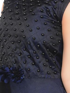blue embellished party gown - 17666535 - Standard Image - 4