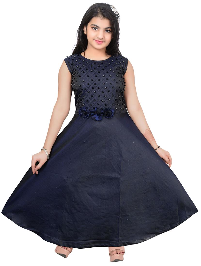 blue embellished party gown - 17666535 - Zoom Image - 1