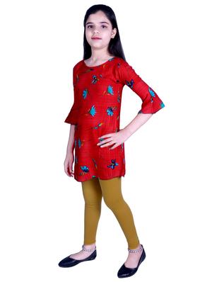 red rayon suit set - 17666545 - Standard Image - 2