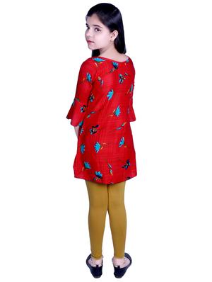 red rayon suit set - 17666545 - Standard Image - 4