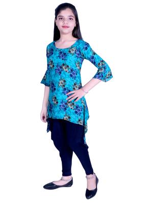 blue rayon suit set - 17666546 - Standard Image - 3