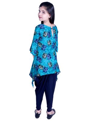blue rayon suit set - 17666546 - Standard Image - 4