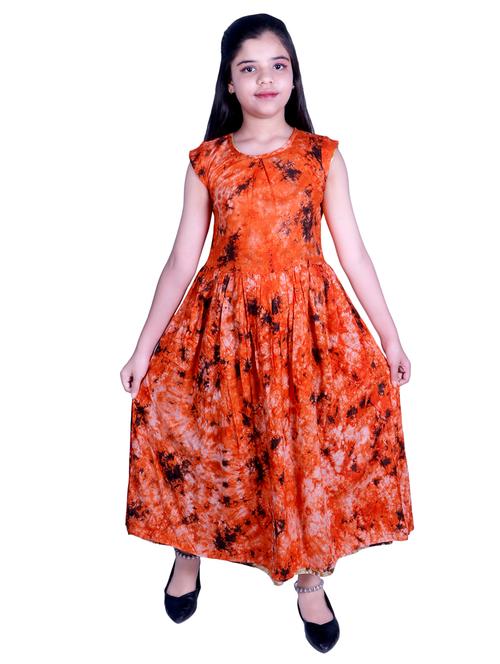 orange rayon suit set - 17666549 - Standard Image - 1