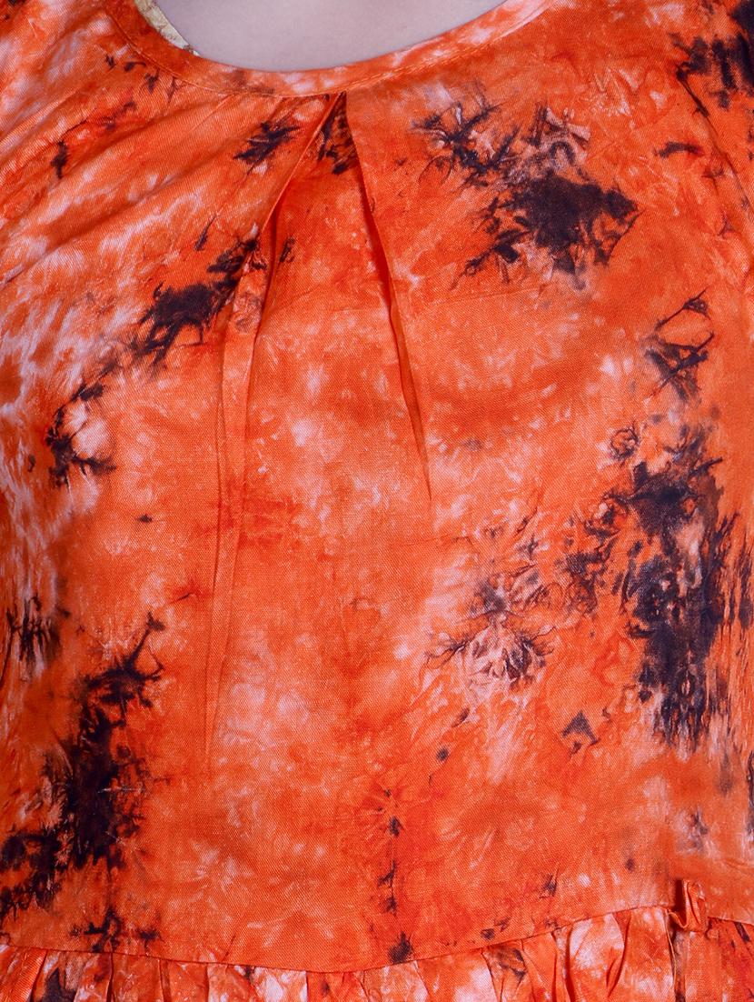orange rayon suit set - 17666549 - Zoom Image - 5