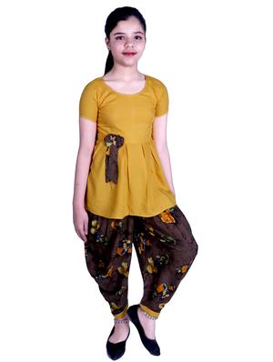 yellow rayon suit set - 17666559 - Standard Image - 2
