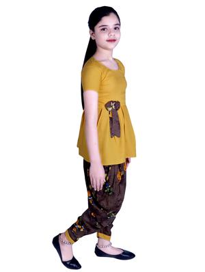 yellow rayon suit set - 17666559 - Standard Image - 3