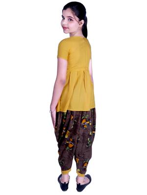 yellow rayon suit set - 17666559 - Standard Image - 5