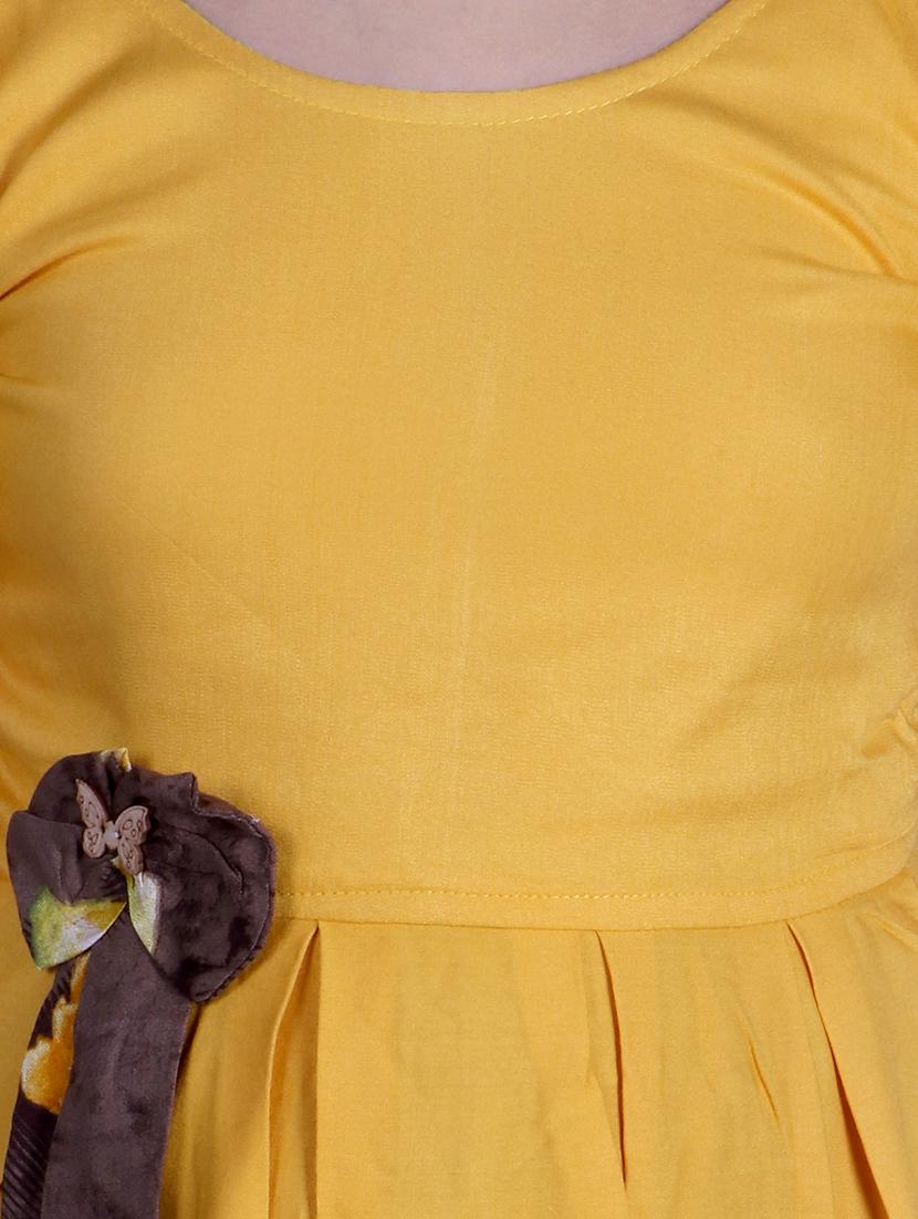 yellow rayon suit set - 17666559 - Zoom Image - 6