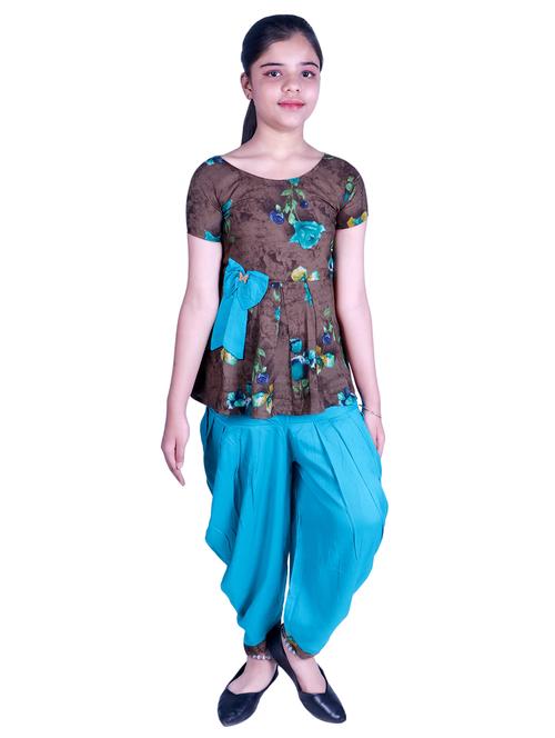 blue rayon suit set - 17666561 - Standard Image - 1