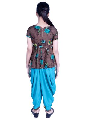 blue rayon suit set - 17666561 - Standard Image - 4