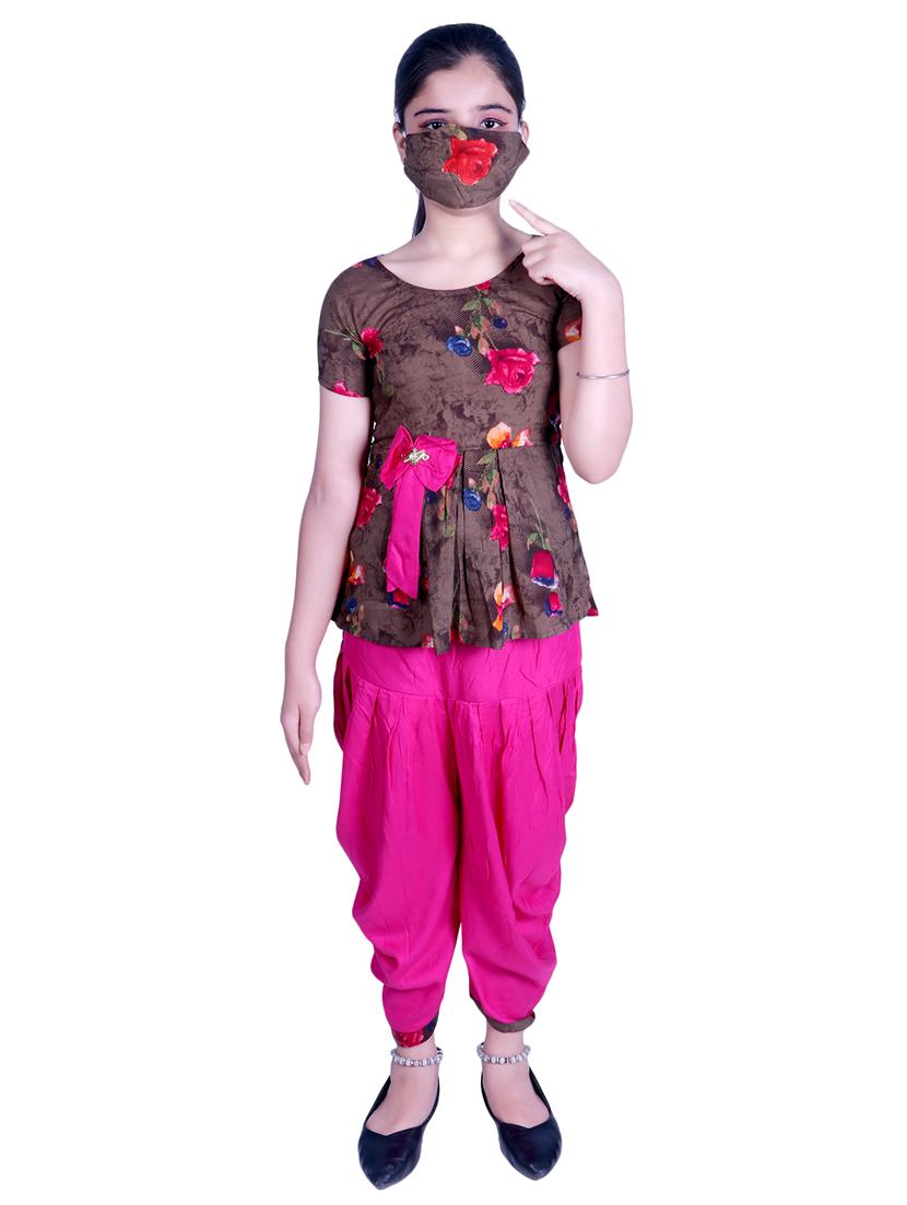 pink rayon suit set - 17666562 - Zoom Image - 1
