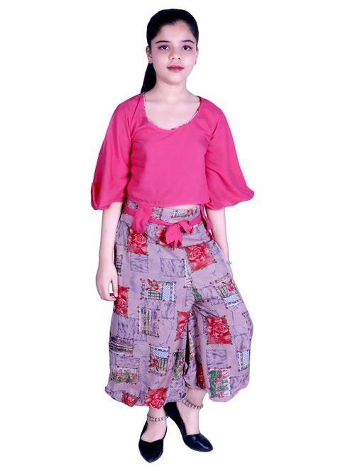 pink rayon suit set - 17666564 - Very Small Image - 1