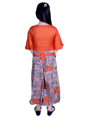 orange rayon suit set - 17666565 - Standard Image - 4