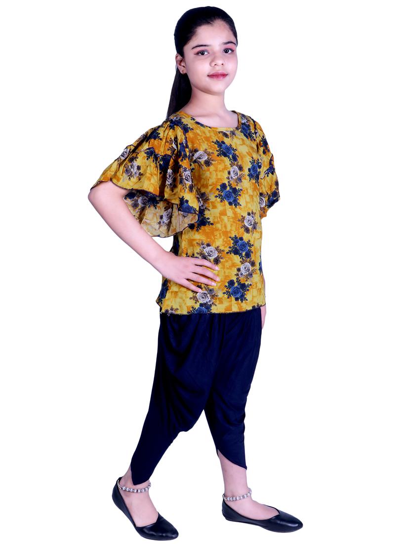 yellow rayon suit set - 17666566 - Zoom Image - 2
