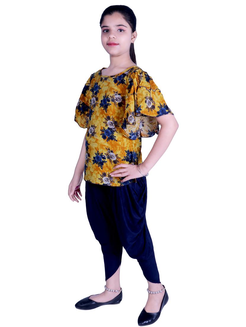 yellow rayon suit set - 17666566 - Zoom Image - 3