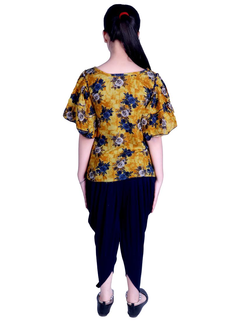 yellow rayon suit set - 17666566 - Zoom Image - 4