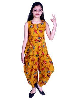 yellow rayon suit set - 17666572 - Standard Image - 3