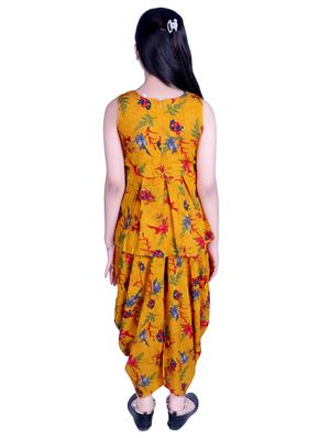 yellow rayon suit set - 17666572 - Standard Image - 4