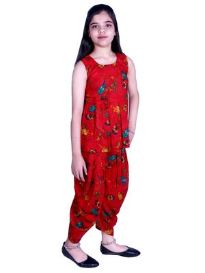 red rayon suit set - 17666573 - Standard Image - 2