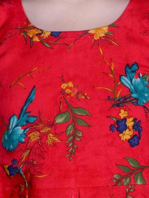red rayon suit set - 17666573 - Standard Image - 6