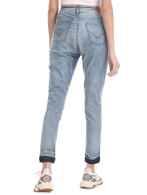 mid rise stone washed jeans - 17666657 - Standard Image - 4