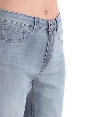 mid rise stone washed jeans - 17666657 - Standard Image - 6