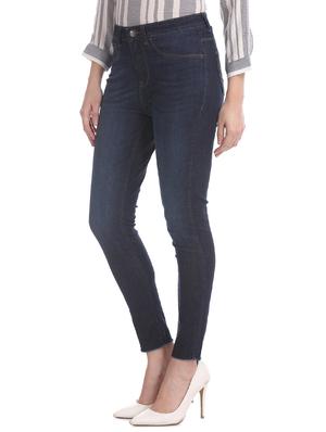 high rise stone washed jean - 17666668 - Standard Image - 3