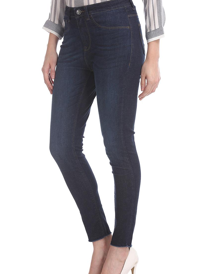 high rise stone washed jean - 17666668 - Zoom Image - 2