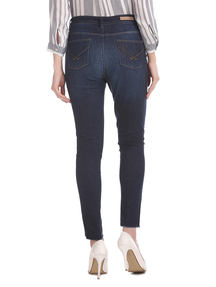 high rise stone washed jean - 17666668 - Zoom Image - 4