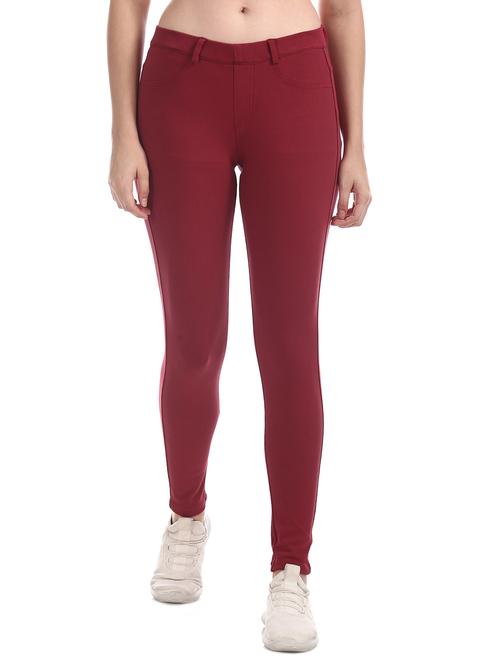 slim fit solid jeggings - 17666674 - Standard Image - 1