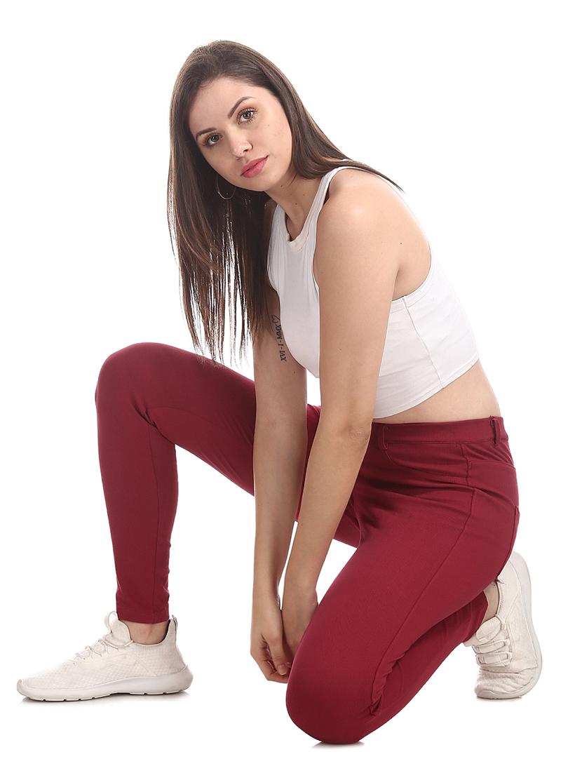 slim fit solid jeggings - 17666674 - Zoom Image - 4