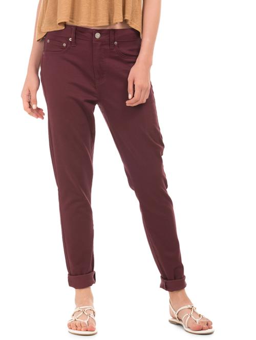red cotton blend jeggings - 17666676 - Standard Image - 1