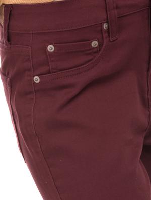 red cotton blend jeggings - 17666676 - Standard Image - 5