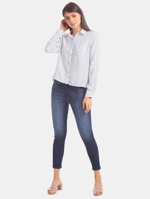 long sleeves striped shirt - 17666959 - Standard Image - 4