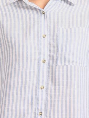 long sleeves striped shirt - 17666959 - Standard Image - 5