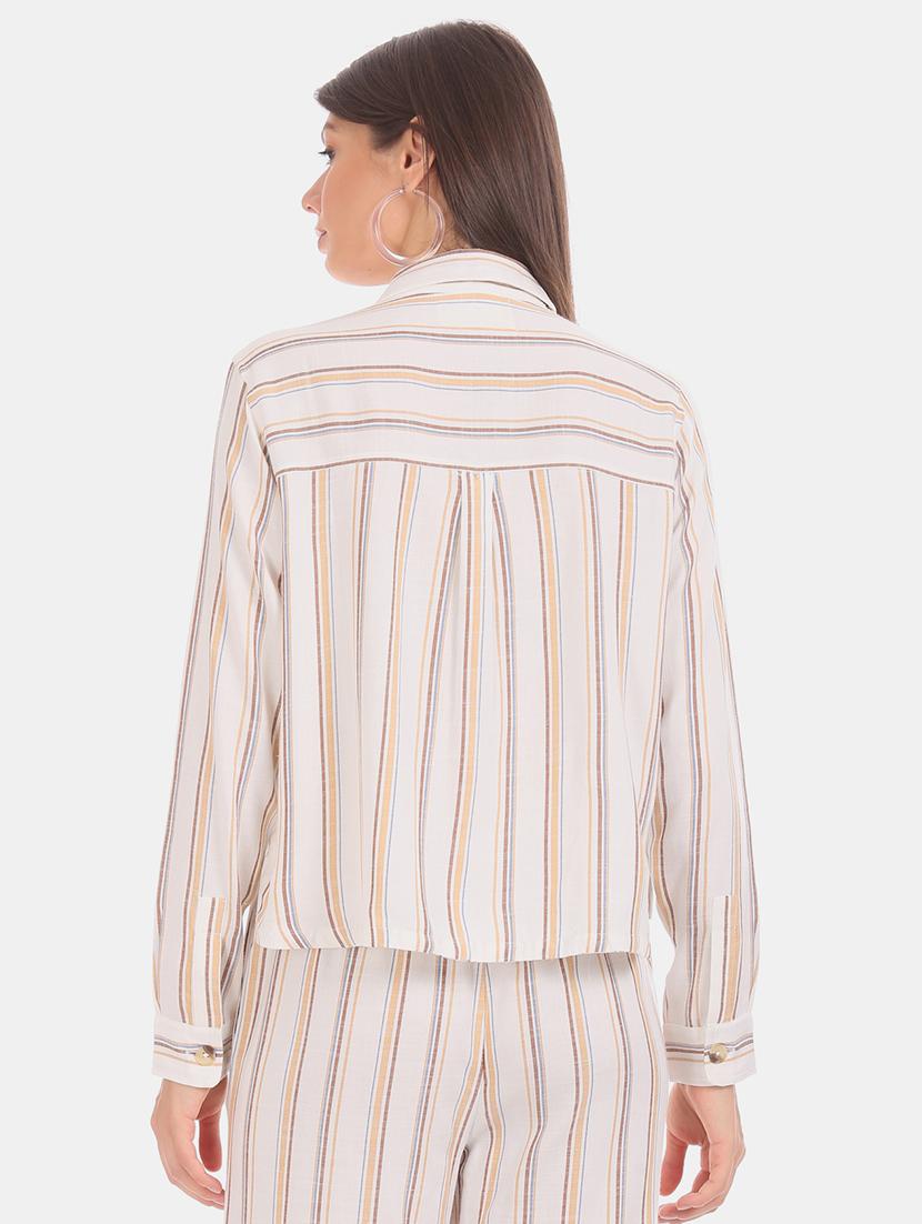 long sleeves striped shirt - 17666960 - Zoom Image - 3