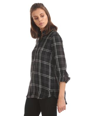 roll up sleeved checkered shirt - 17666969 - Standard Image - 2
