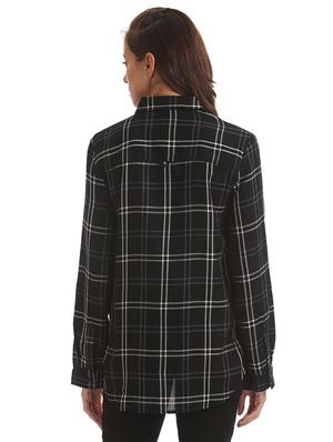 roll up sleeved checkered shirt - 17666969 - Standard Image - 3