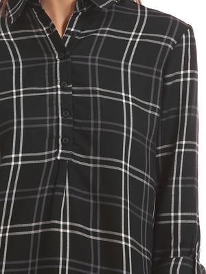 roll up sleeved checkered shirt - 17666969 - Standard Image - 5