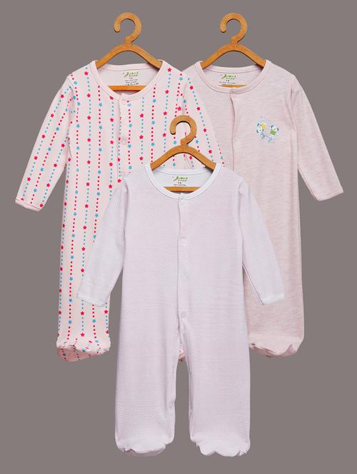 set of 3 printed onesies - 17666976 - Standard Image - 1