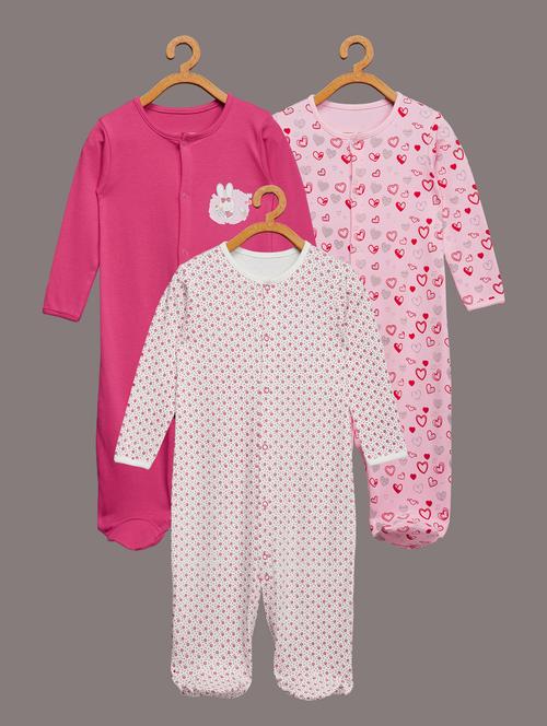 set of 3 printed onesies - 17666977 - Standard Image - 1