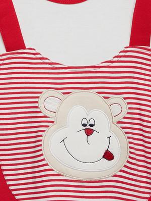 round neck printed onesies - 17666982 - Standard Image - 5