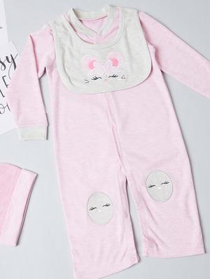 round neck printed onesies - 17666985 - Standard Image - 3