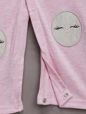 round neck printed onesies - 17666985 - Standard Image - 5