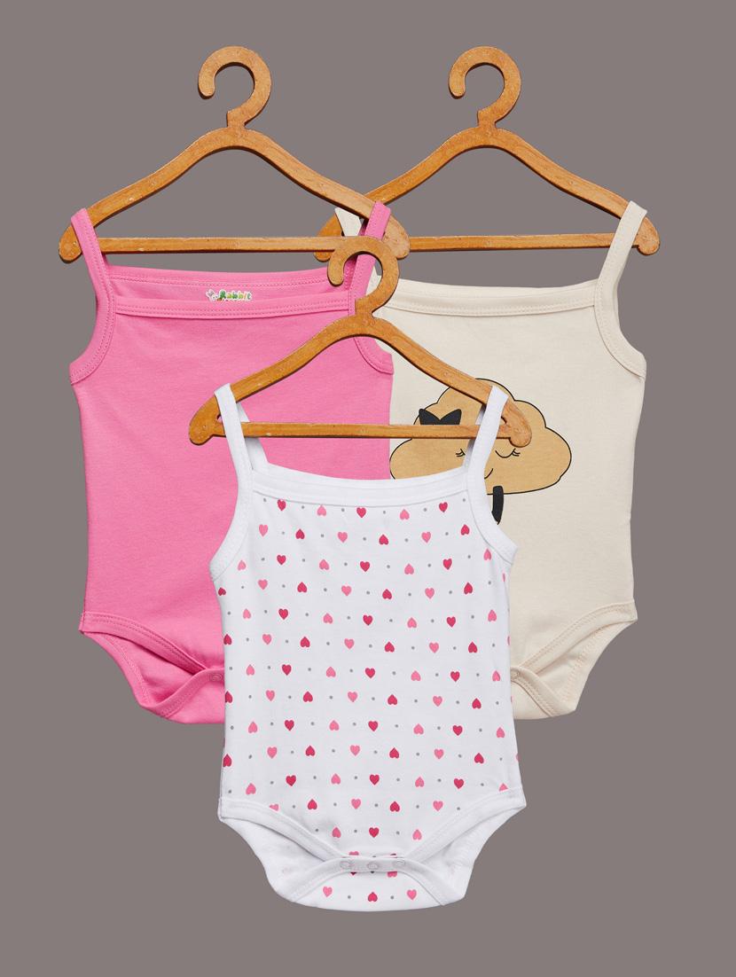 set of 3 printed rompers - 17667003 - Zoom Image - 1