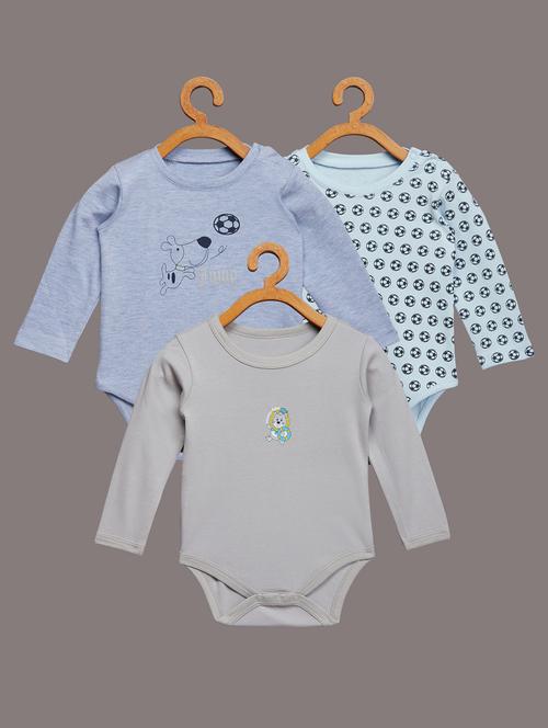 set of 3 printed rompers - 17667007 - Standard Image - 1