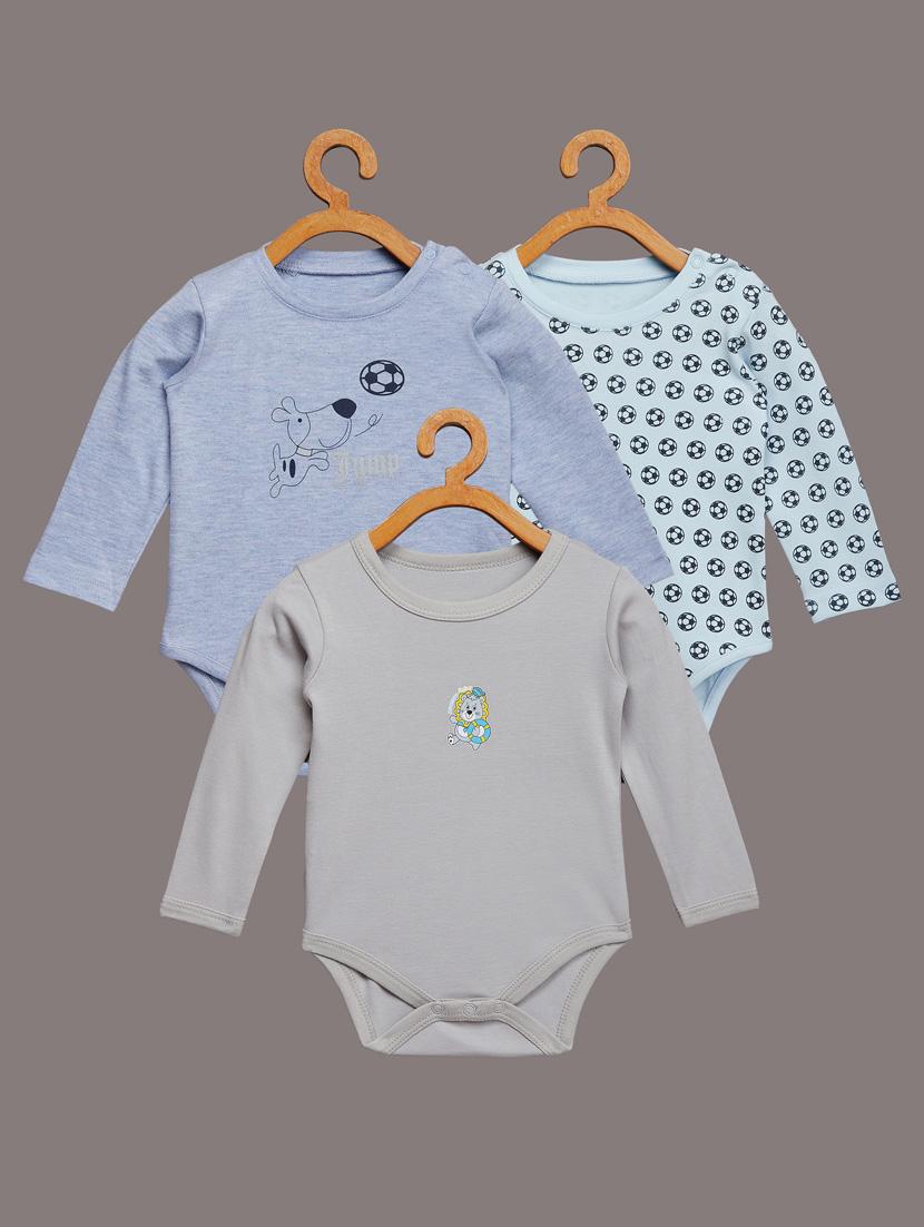 set of 3 printed rompers - 17667007 - Zoom Image - 1