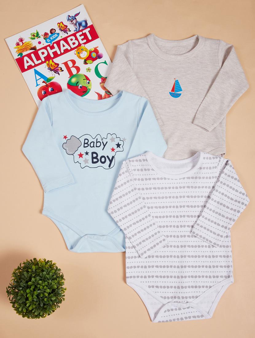set of 3 printed rompers - 17667008 - Zoom Image - 2