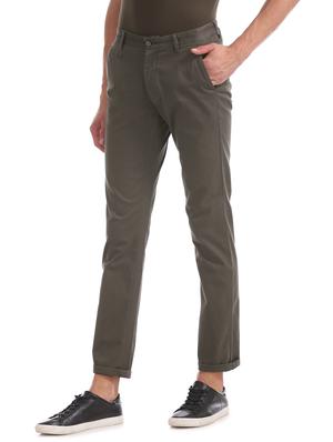 grey solid chinos - 17667190 - Standard Image - 2