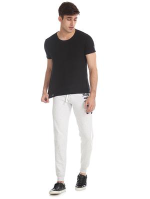grey printed jogger - 17667236 - Standard Image - 4